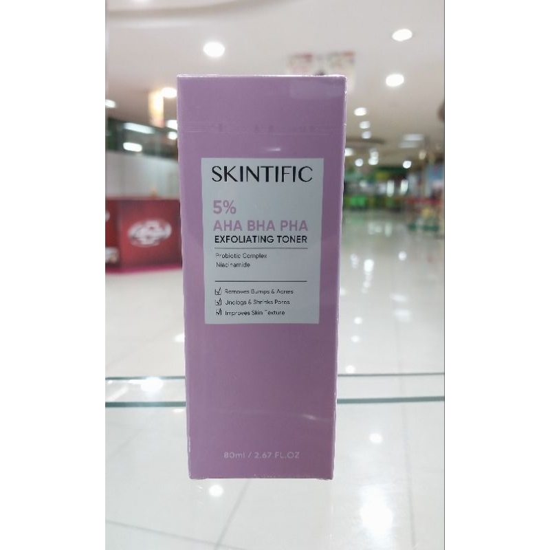 Jual Skintific 5% AHA BHA PHA Exfoliating Toner 80ml | Shopee Indonesia