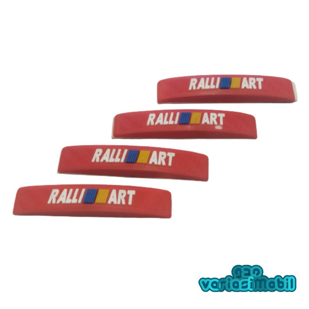 Jual DOOR GUARD Mobil Motif Ralliart Merah Pelindung pintu mobil ...