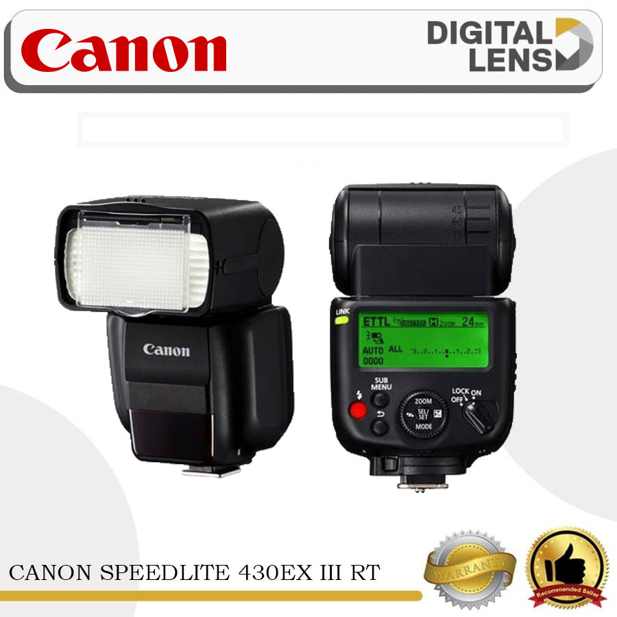 Canon Flash Speedlite 430 EX III-RT, numero guida 43