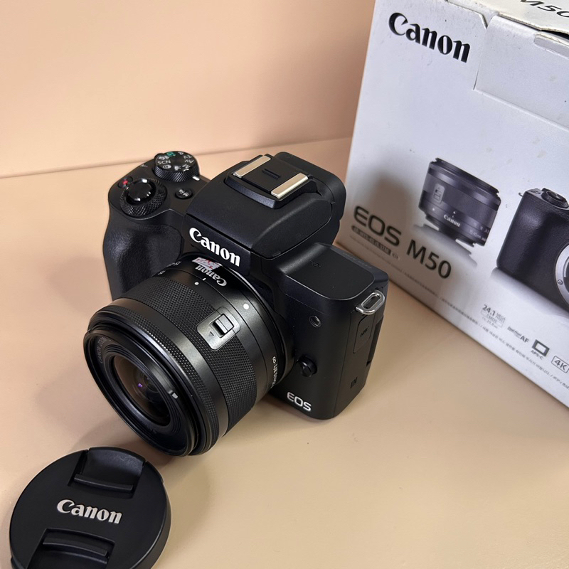 Jual CANON M50 /KISS M LENS KIT 1545mm STM FULLSET MULUS NOMINUS SIAP