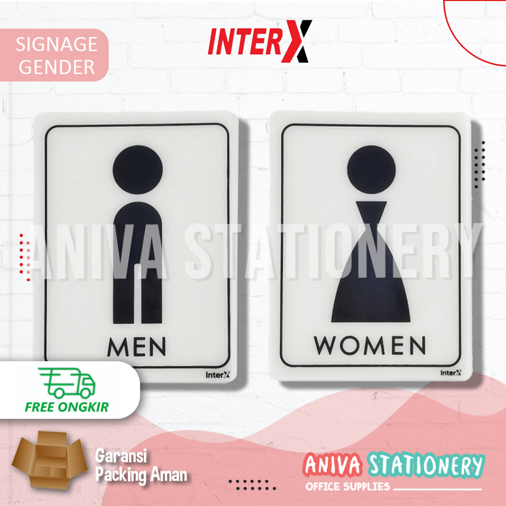 Jual Papan Tanda Gender / Signage / Signboard 