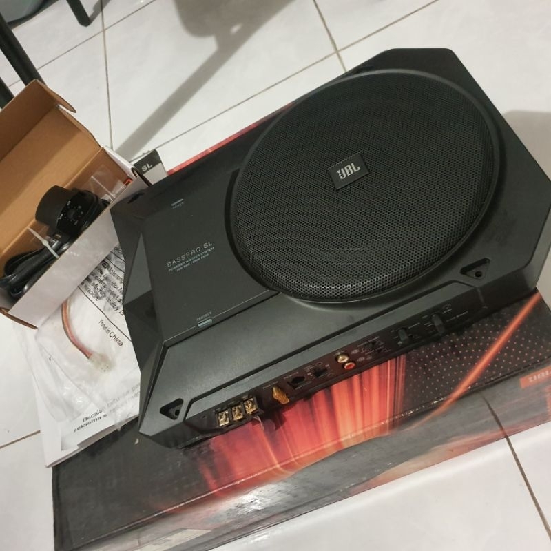 Jual Subwoofer kolong underseat aktif JBL Basspro SL 8" dengan RBC