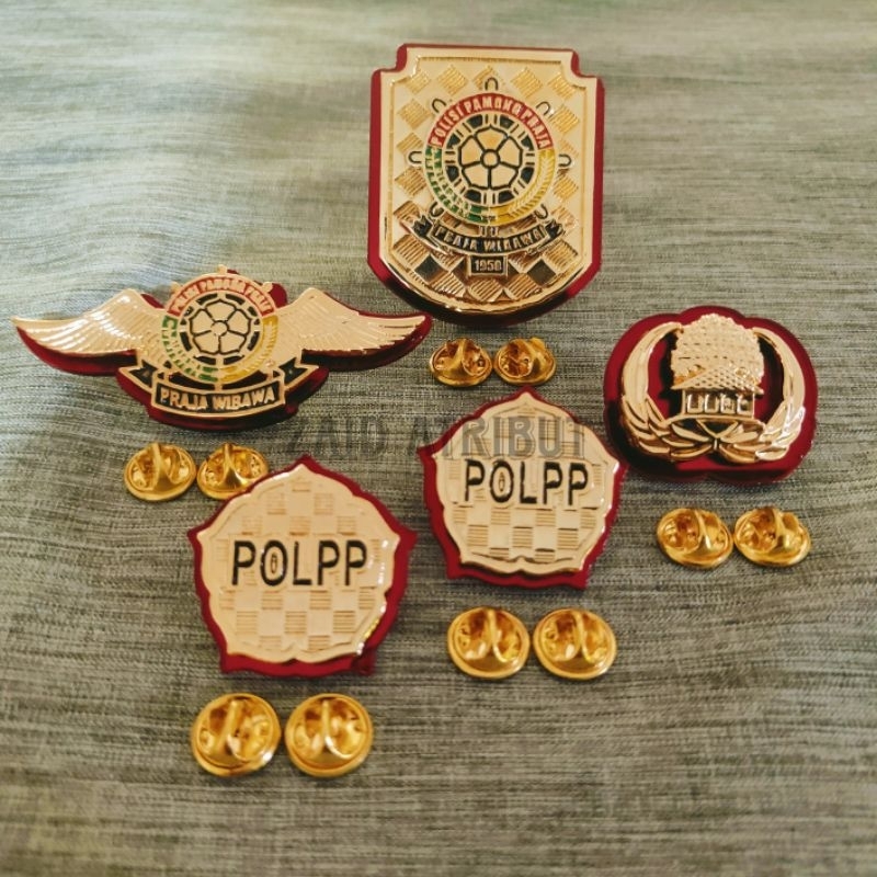 Jual KW POL PP / WING POL PP / MONOGRAM POL PP / PIN KORPRI PREMIUM