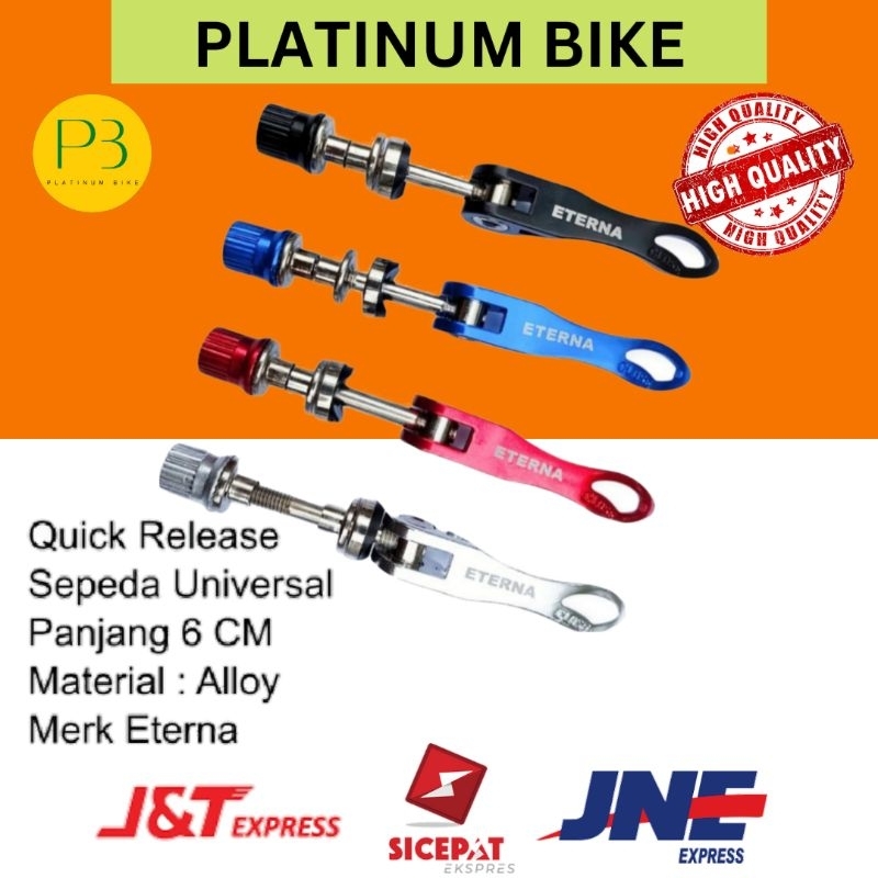 Jual Baut Qr Quick Release Seatpost Tiang Sadel Merek Eterna Polo Shopee Indonesia