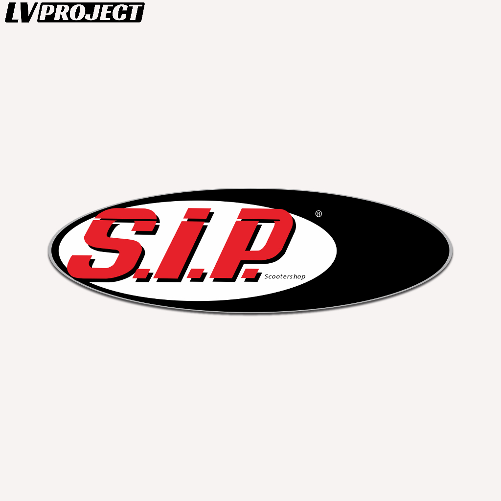 Jual Sticker Motor Scooters SIP Vinyl Glossy Stiker Vespa Tahan Air ...