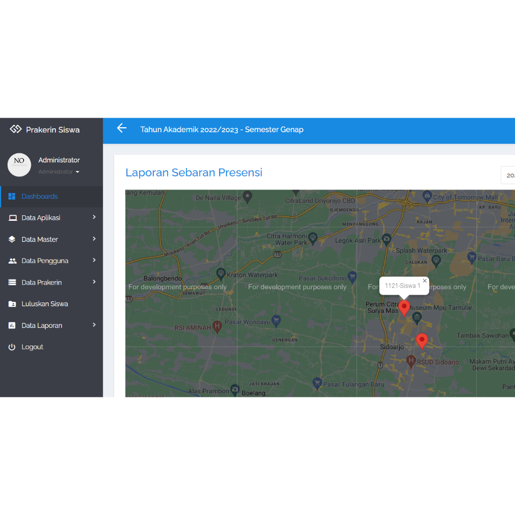 Jual Software Absensi Selfie Prakerin Siswa SMK Berbasis Google Maps ...