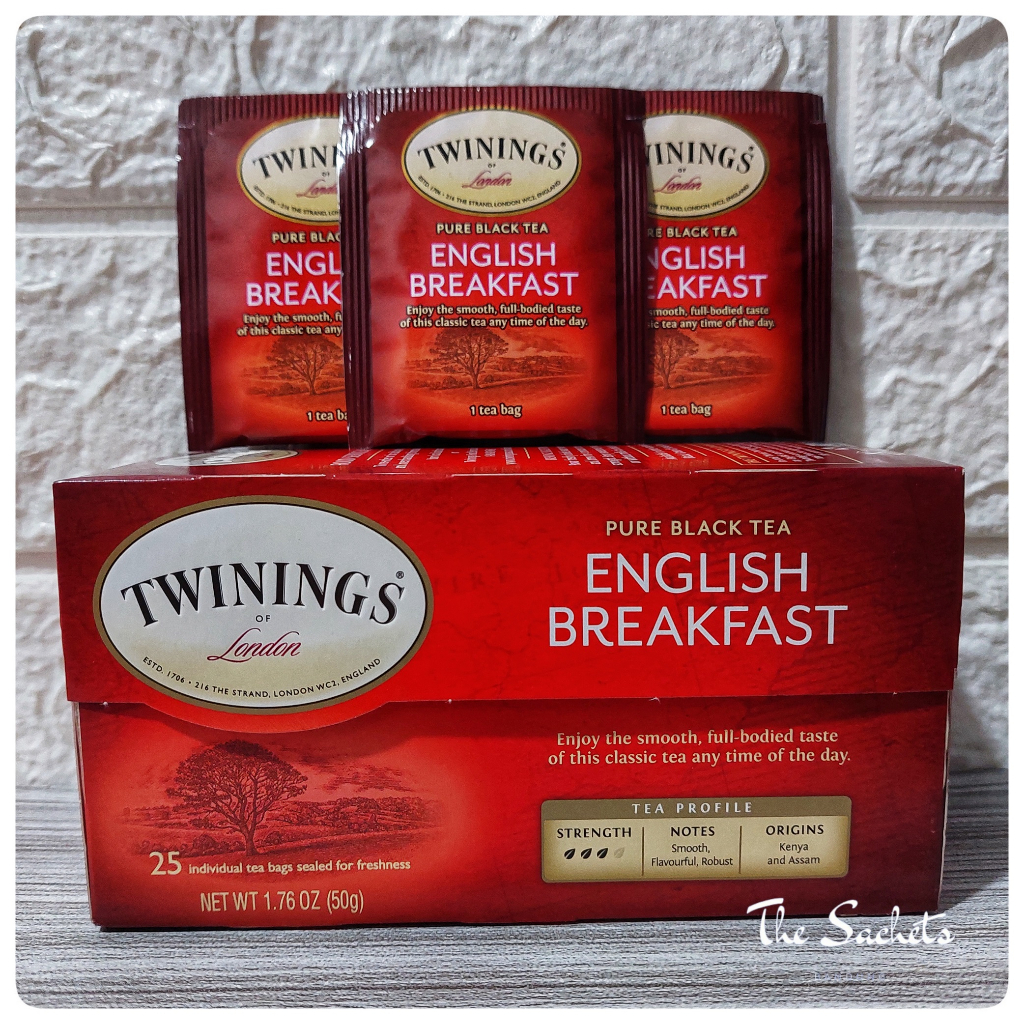 Jual Twinings Pure Black Tea English Breakfast Sachet Shopee Indonesia