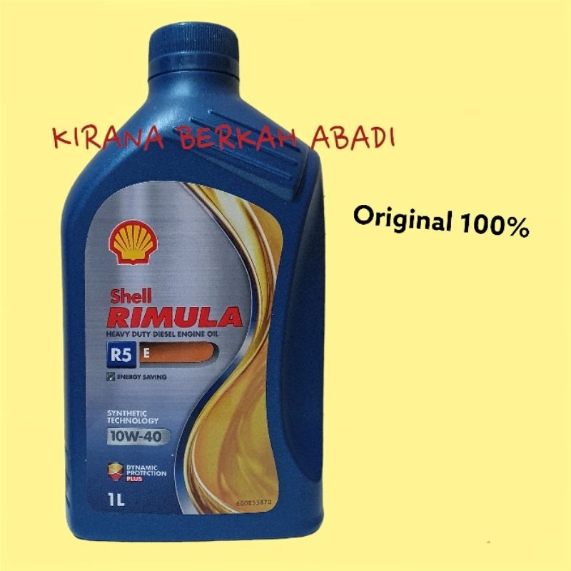 Jual SHELL RIMULA R5E 10W40 CI4 1L ORIGINAL | Shopee Indonesia
