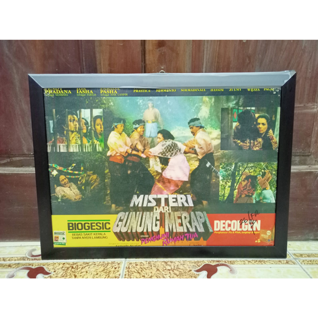 Jual Poster Film Bioskop Jadul Misteri Dari Gunung Merapi Shopee Indonesia 