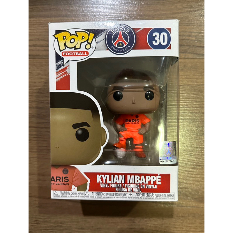 Figurine Pop Kylian Mbappé maillot orange (Paris Saint-Germain
