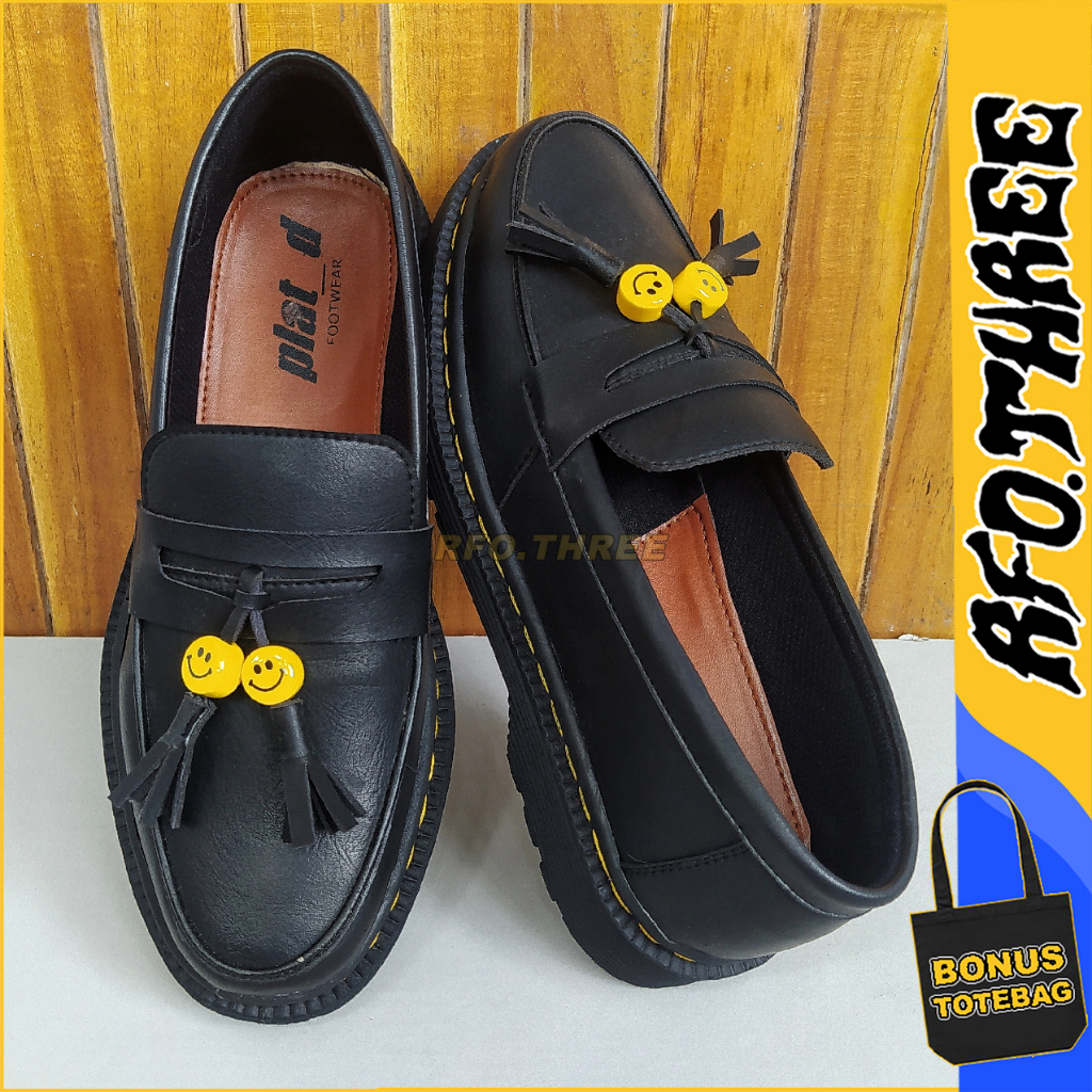 Jual Rfo Three Clemente Sepatu Penny Loafers Pria Docmart Smile