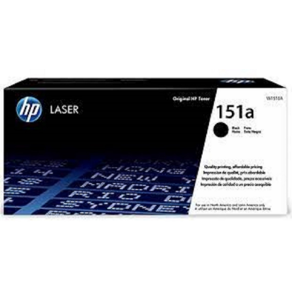 HP Toner 151A Black LaserJet Cartridge Original [W1510A]