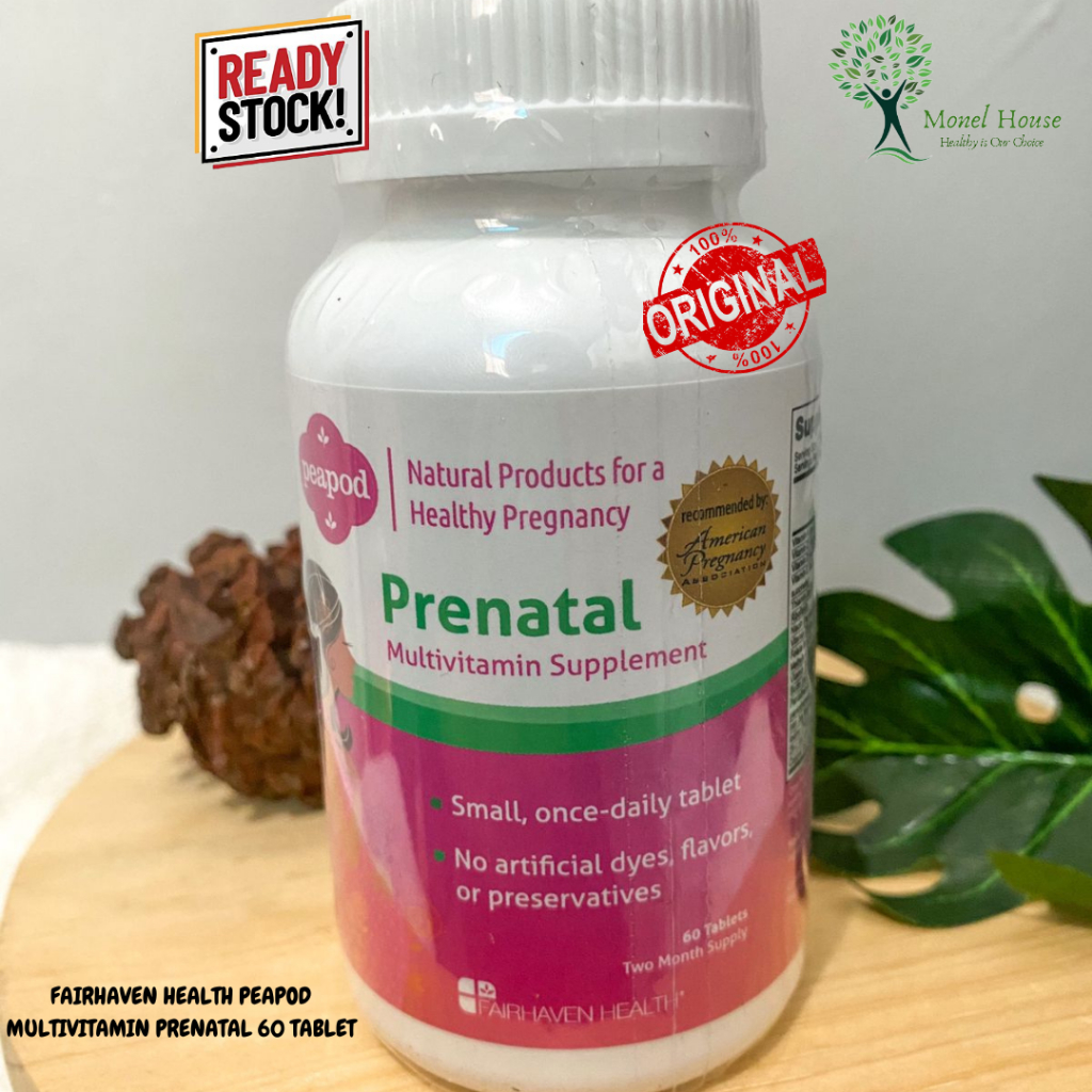 Jual [READY STOCK] FAIRHAVEN HEALTH PEAPOD MULTIVITAMIN PRENATAL 60