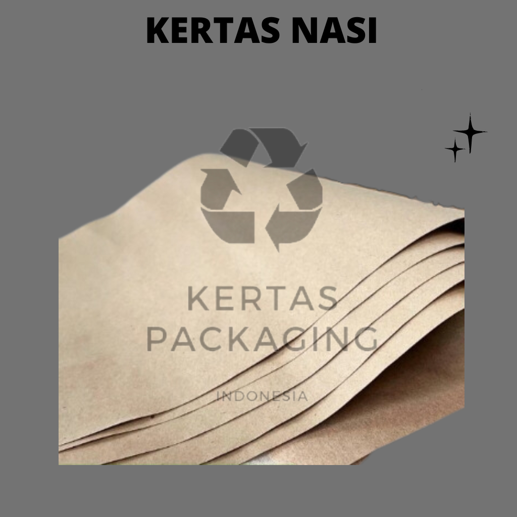 Jual Kertas Nasi Coklat Gsm Ukuran X Kertas Nasi Minyak