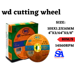 Jual BatuGerinda Gurinda Potong Besi Mata Cutting Wheel WD 4 x 1 TIPIS ...