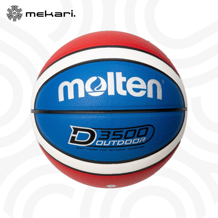 Ballon De Basket Molten D3500 Taille 7 Noir Argent - Fusion En Simili Cuir - Neuf Japon