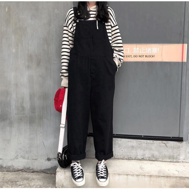 Jual JUMPSUIT WANITA KOREAN STYLE / BAJU KODOK WANITA Shopee Indonesia