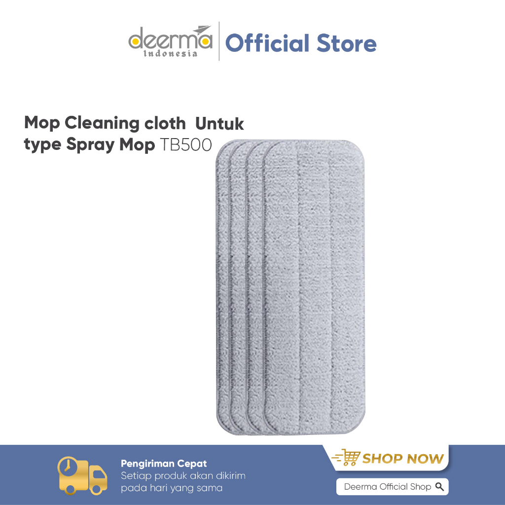Jual Deerma Replace Mop Cleaning Cloth For Deerma Spray Mop TB500 Shopee Indonesia
