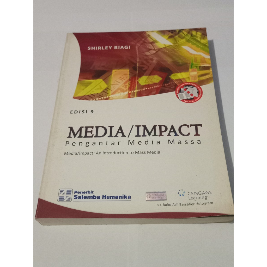 Jual Buku Second ORIGINAL Media / Impact Pengantar Media Massa (Shirley(00)