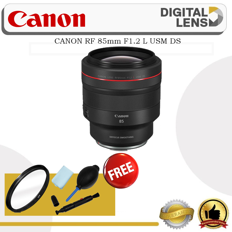 Jual LENSA CANON RF 85mm F1.2 L USM DS | Shopee Indonesia
