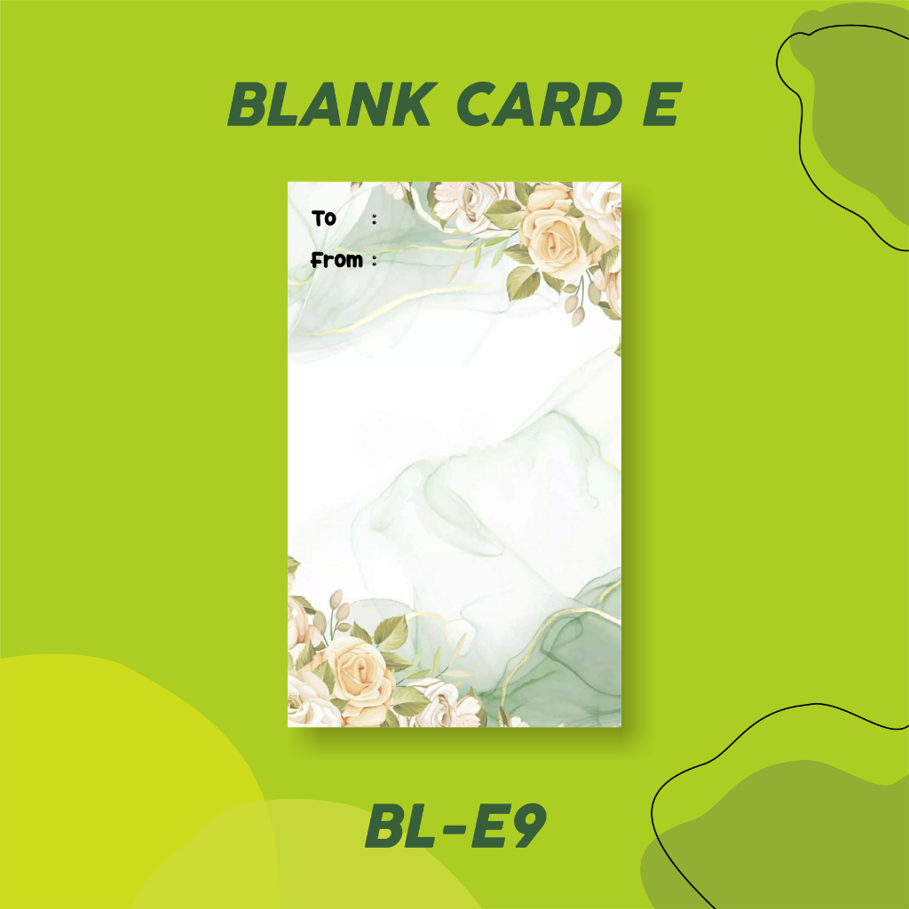 Jual BLANK CARD/ KARTU KOSONG/ KARTU UCAPAN/ KARTU BISA DITULIS/ KARTU ...