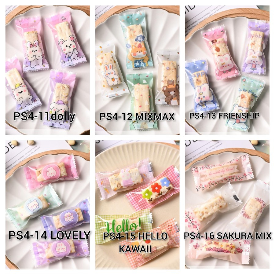 Jual DY PACK PLASTIK SEALER NOUGAT PERMEN LUCU 4X9CM PLASTIK PERMEN