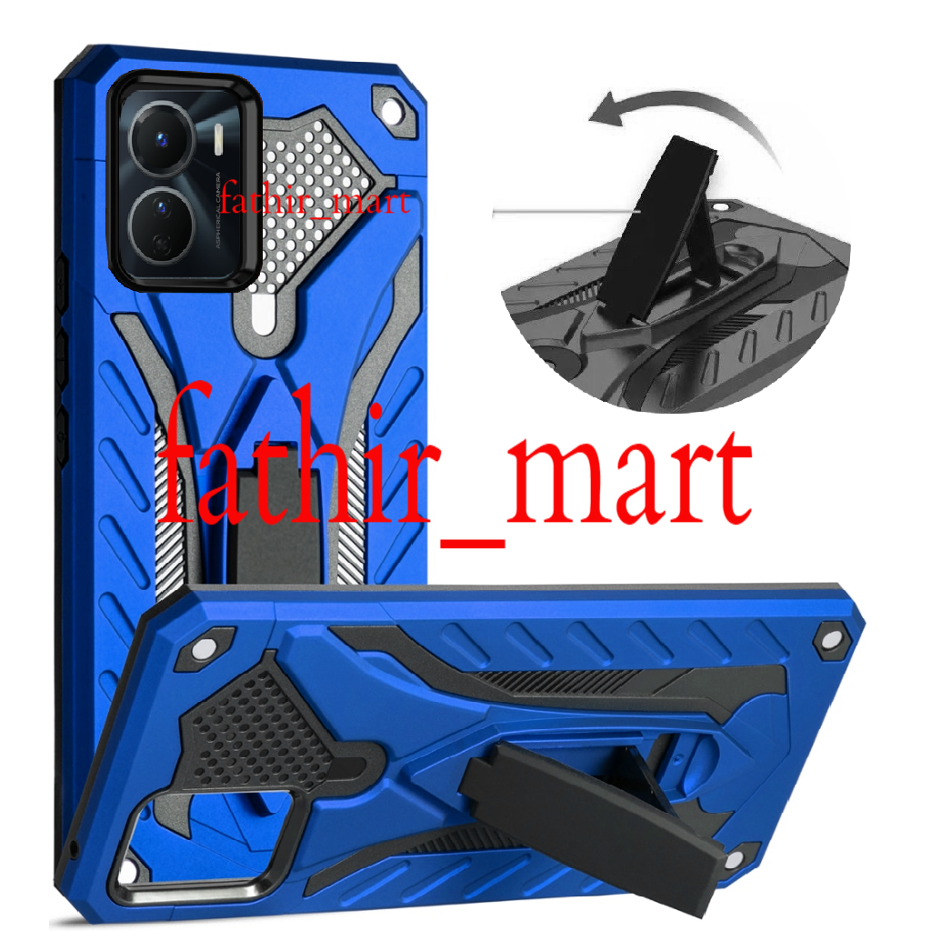 CAse VIVO Y16 CASING STANDING BACK KLIP HARD CASE ROBOT NEW COVER
