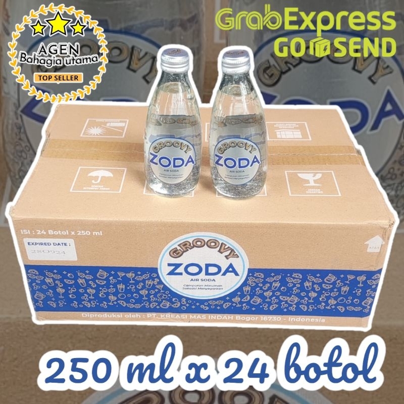 Jual ZODA AIR 250ml Soda botol beling | Shopee Indonesia