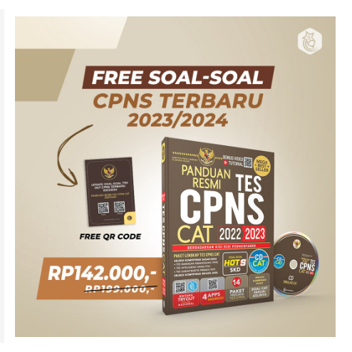 Jual [Ready Stok] Buku PANDUAN RESMI TES CPNS CAT 2022 2023 2024 (Plus ...