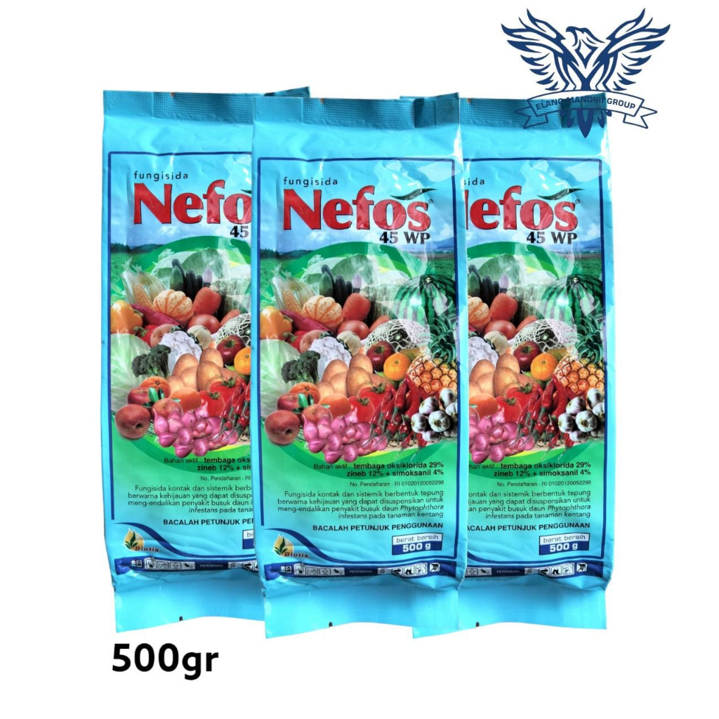 Jual NEFOS 45WP 500gr Fungisida Sistemik Tembaga oksiklorida 29% ...