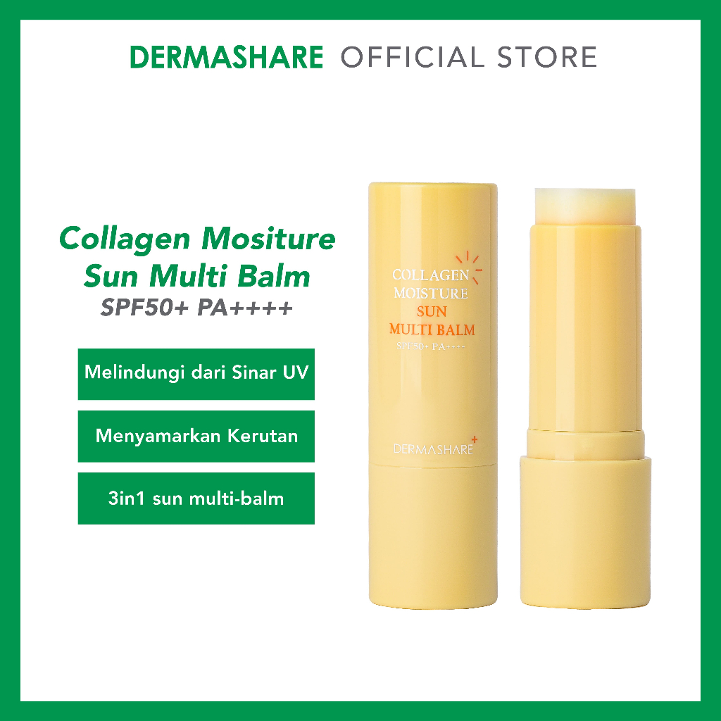 Jual DERMASHARE COLLAGEN MOISTURE SUN MULTI BALM SPF 50+ PA++++ 11g ...