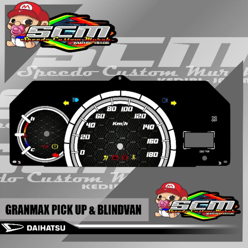 Jual papan spedometer Granmax pick up blindvan custom panel spido meter ...