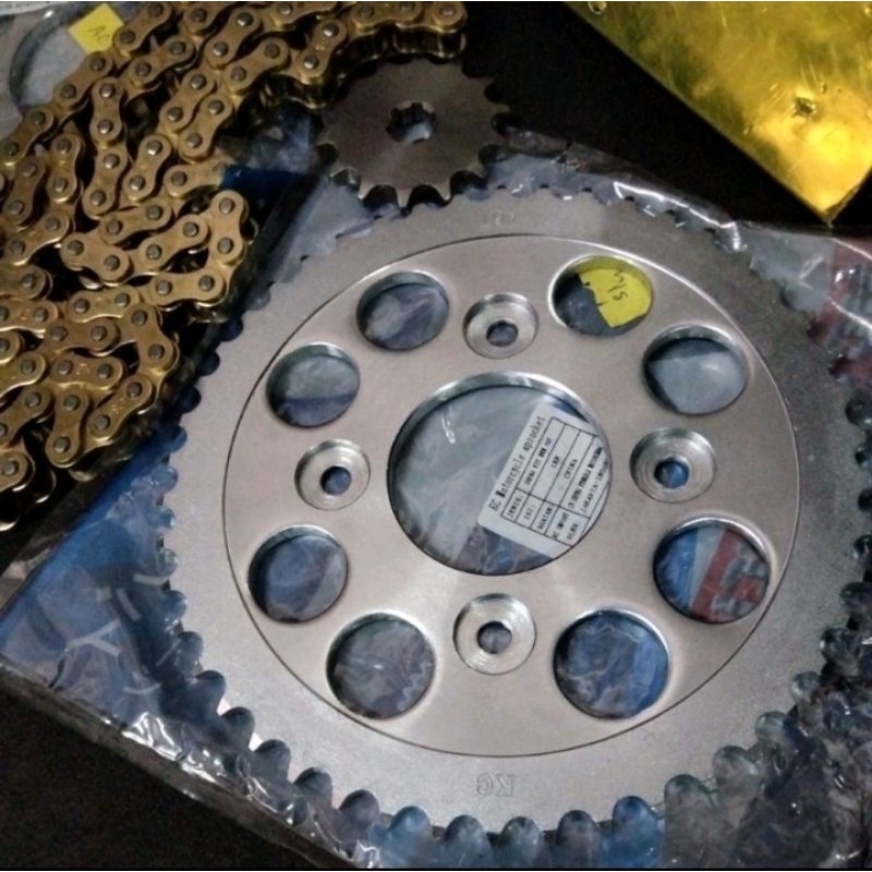 Jual GEAR GIR SET TDR TYPE KC 428 RANTAI CHOHO MB 428 KARISMA KHARISMA