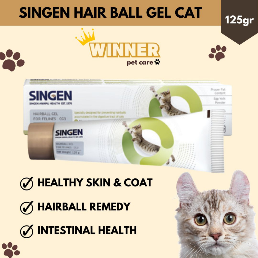 Jual Singen CG3 Hairball Gel Cat 125gr Shopee Indonesia
