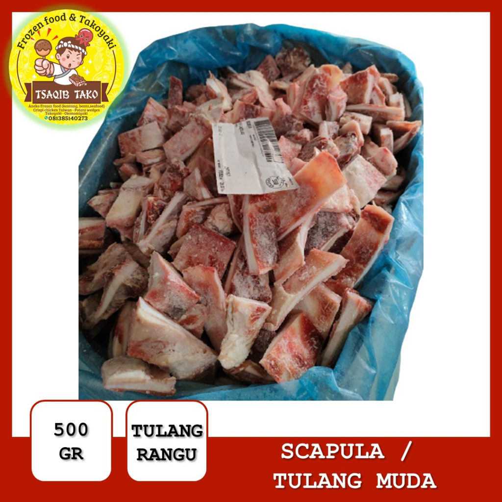 Jual PROMO TULANG MUDA SAPI RANGU / SCAPULA / JANDO AUS IMPORT - 500 GR ...