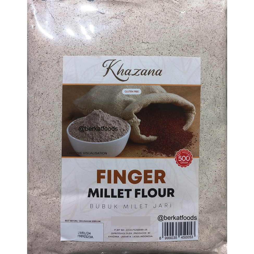 Jual Finger Millet Flour / Tepung Ragi Milet / Biji Serealia Gluten