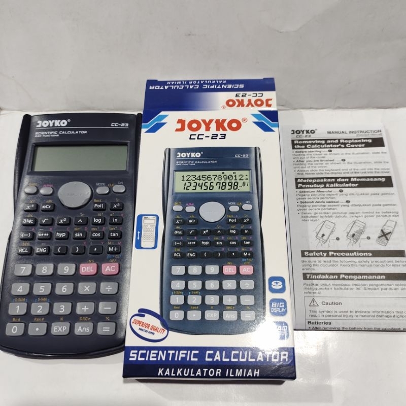 Jual kalkulator scientific murah kalkulator scientific joyko cc 23