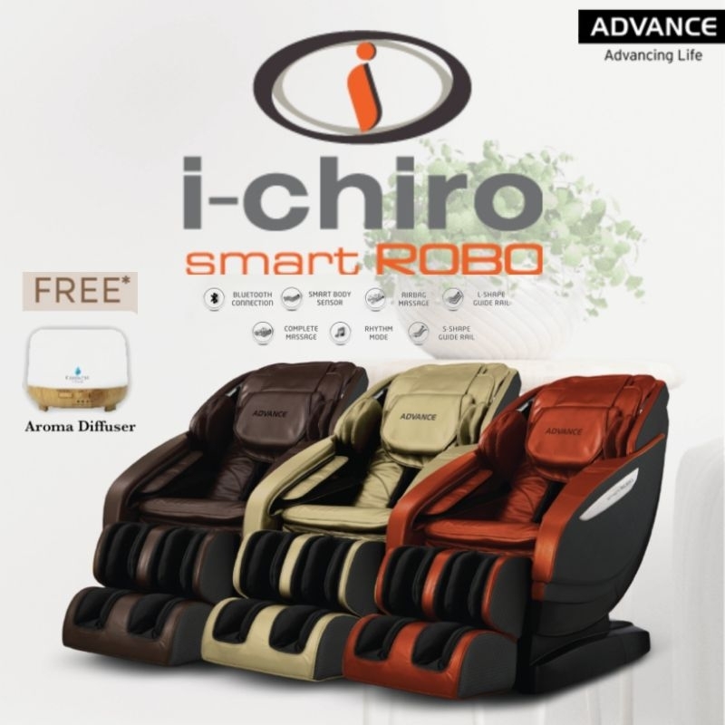 Jual KURSI PIJAT ADVANCE ICHIRO SMART ROBO ELEKTRIK MASSAGE CHAIR ALAT