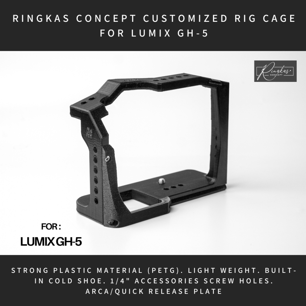 Jual RINGKAS CONCEPT Customized Rig Cage Case LUMIX DC-GH5 GH5 With ...