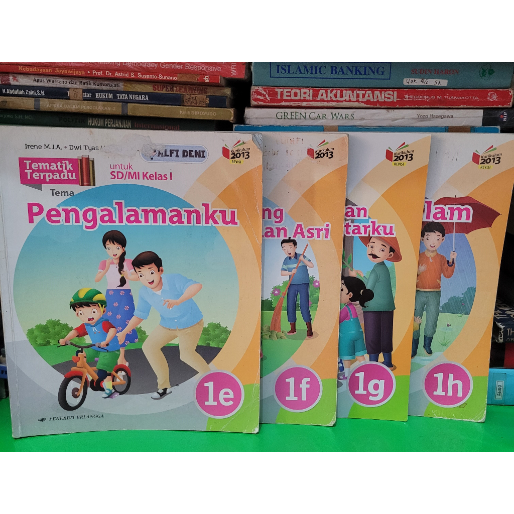 Jual BUKU BEKAS TEMATIK TERPADU KELAS 1 SD ERLANGGA KURIKULUM REVISI ...