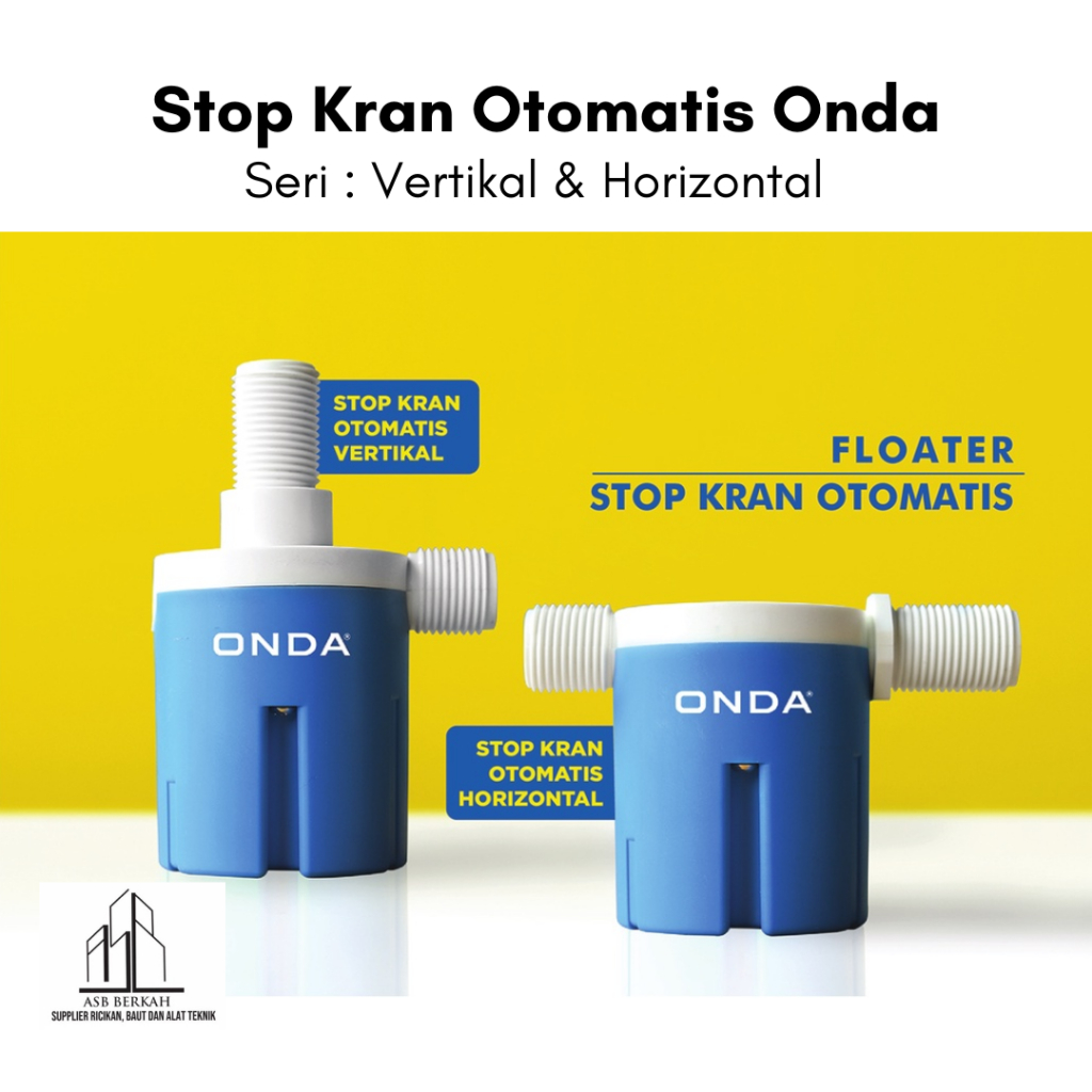 Jual Stop Kran Otomatis Water Level Toren Otomatis Onda Dan