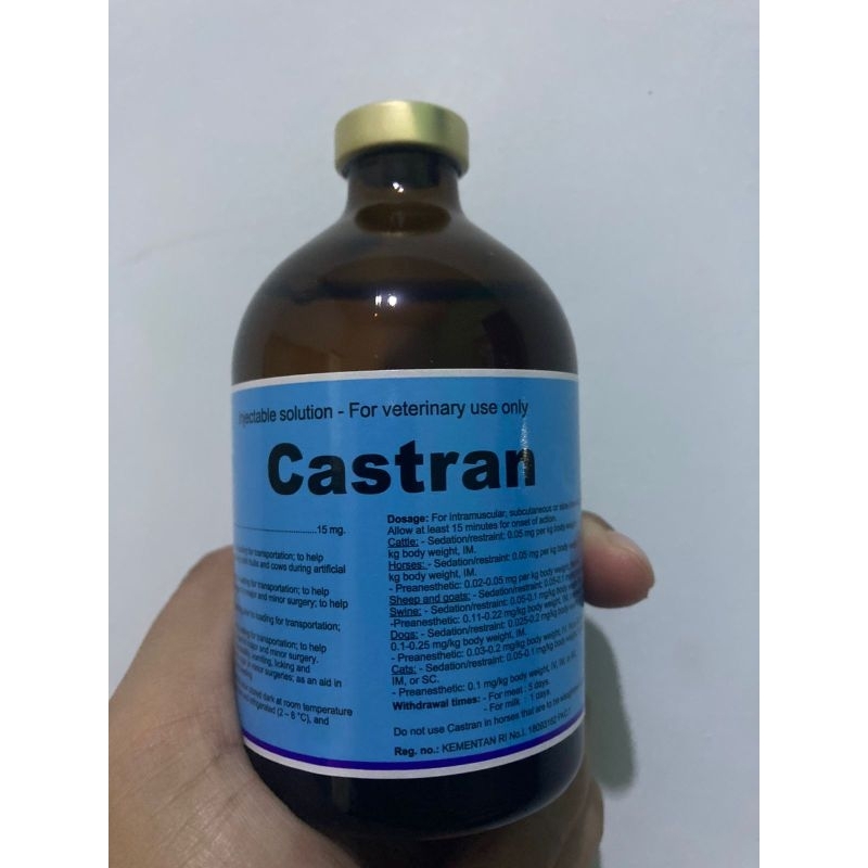Jual Castran 100ml - anestesi hewan anestesi babi | Shopee Indonesia