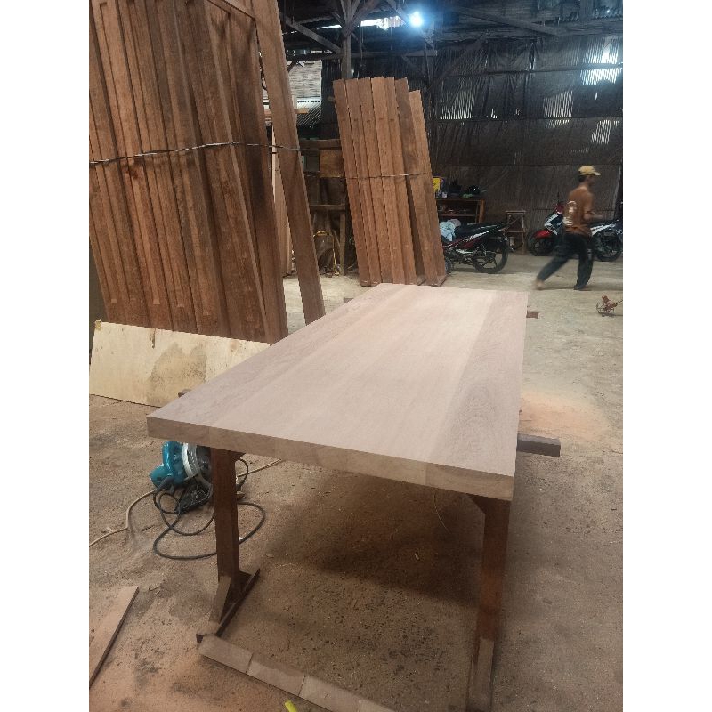 Jual top table kayu kamper samarinda oven Shopee Indonesia