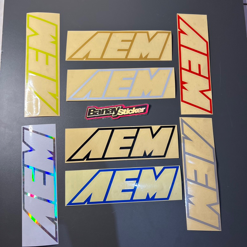 Jual Sticker Stiker AEM Sticker Mobil Cutting | Shopee Indonesia