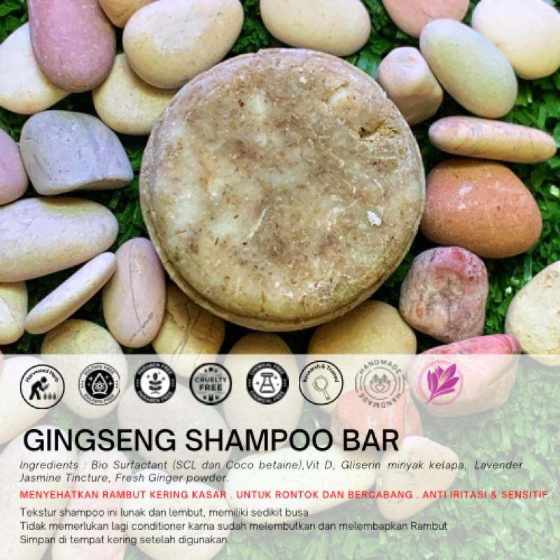 Jual Conditioning shampoo bar gingseng untuk meleMbatkan dan menguatkan