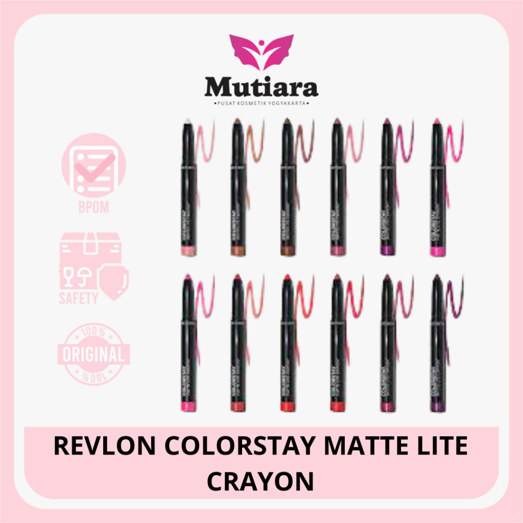 Jual REVLON COLORSTAY MATTE LITE CRAYON | Shopee Indonesia