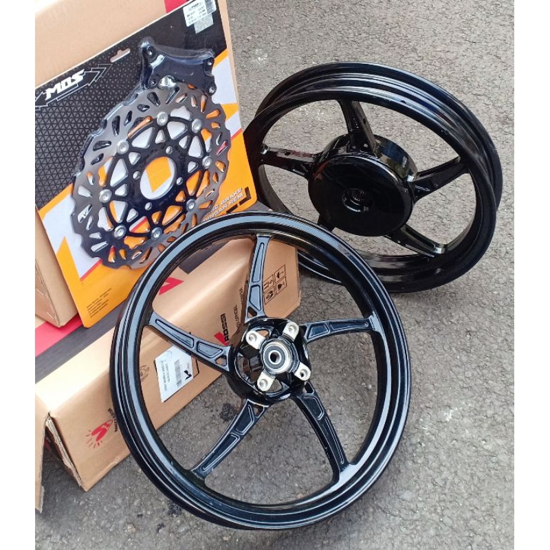 Jual VELG/PELAK RACING V ROSSI MAMBA PALANG 5 MODEL BARU PNP BEAT KARBU ...