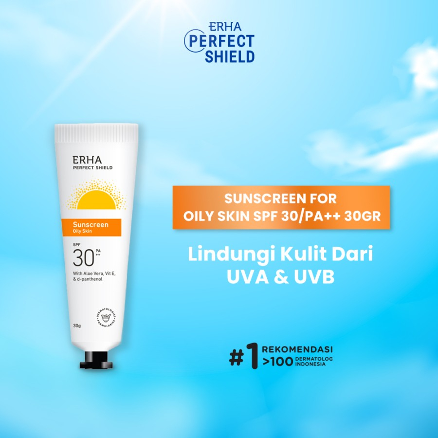 Jual ERHA PERFECT SHIELD SUNSCREEN SPF 30 PA++ NORMAL DRY OILY SKIN ...