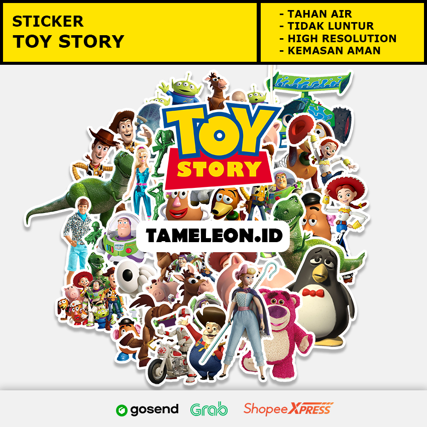 Jual Sticker Anime,Toy Story, Sticker Handphone Sticker Laptop Anti ...