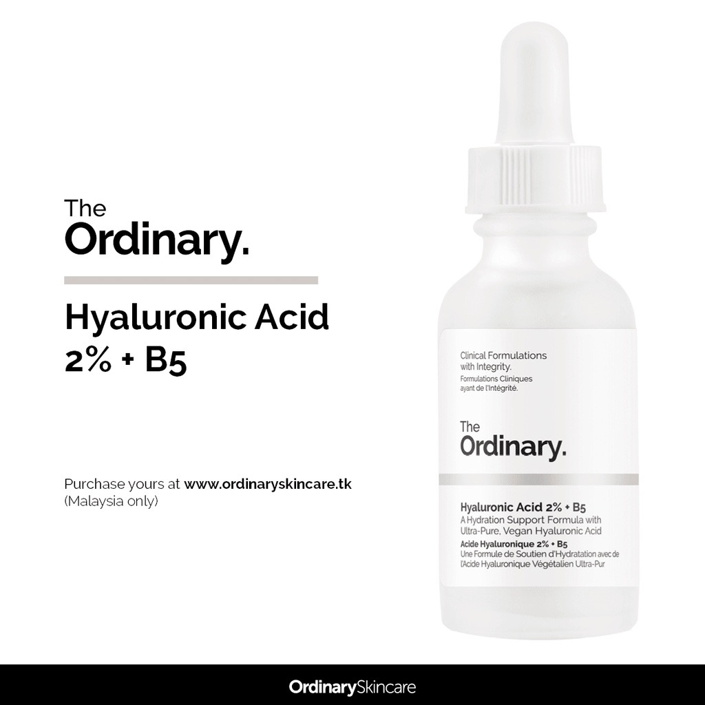 Jual THE ORDINARY Hyaluronic Acid 2 + B5 30ml Shopee Indonesia